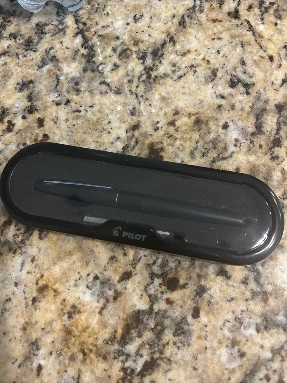 Pilot Black Metal Fountain Pen in Protective Case
